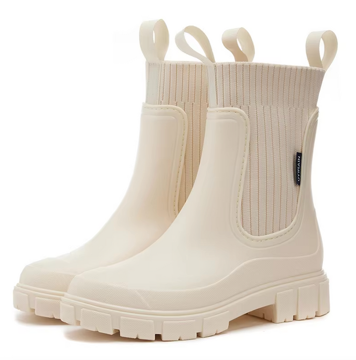 Cecile Trendy Waterproof Chelsea Boots