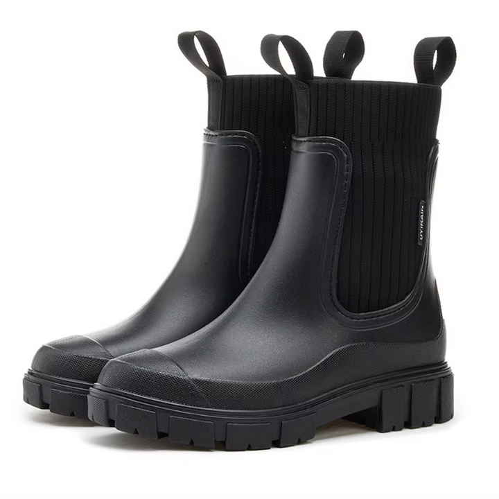 Cecile Trendy Waterproof Chelsea Boots