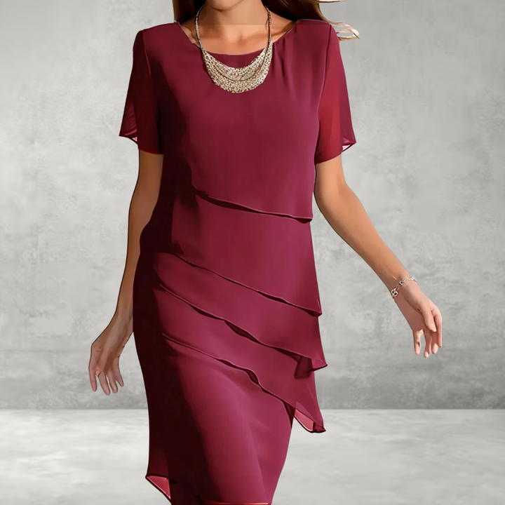Sophia - Elegant dress with tummy coverage