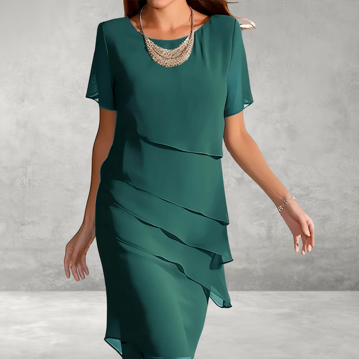 Sophia - Elegant dress with tummy coverage