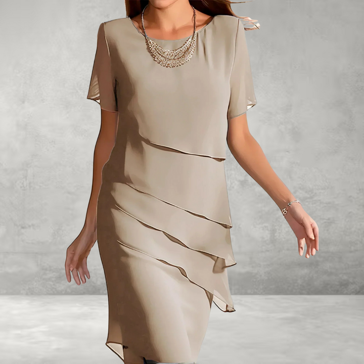 Sophia - Elegant dress with tummy coverage