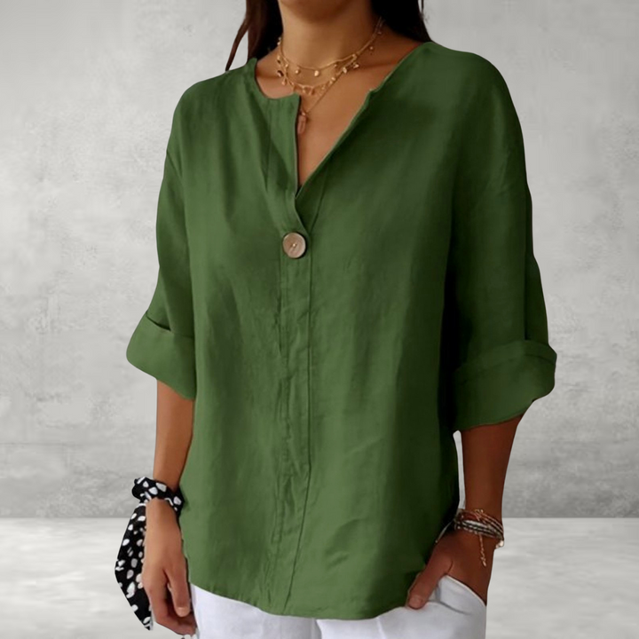 Jessa - Casual V-Neck Blouse