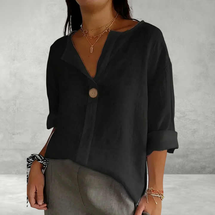 Jessa - Casual V-Neck Blouse