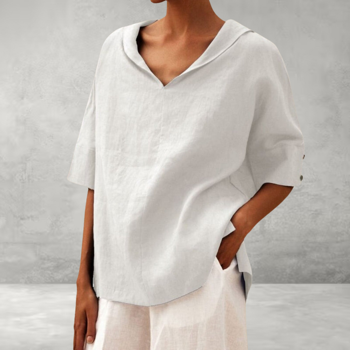 Lhinee - Casual Loose-Fit Blouse