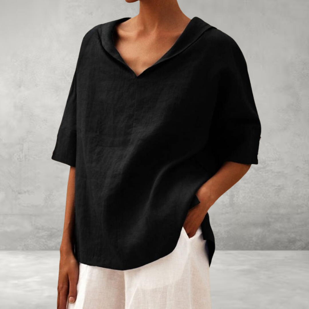 Lhinee - Casual Loose-Fit Blouse