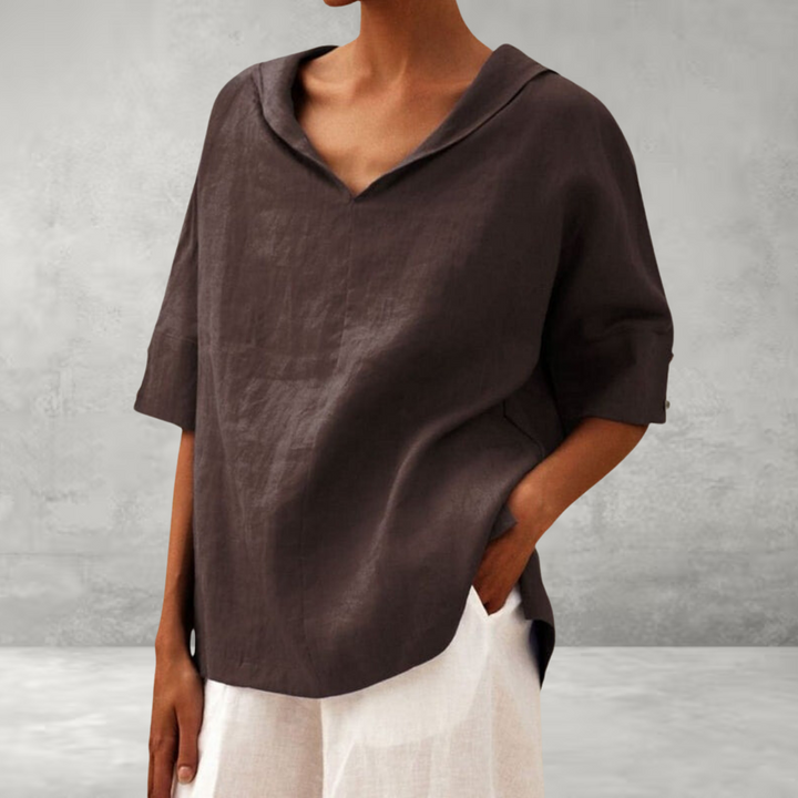 Lhinee - Casual Loose-Fit Blouse
