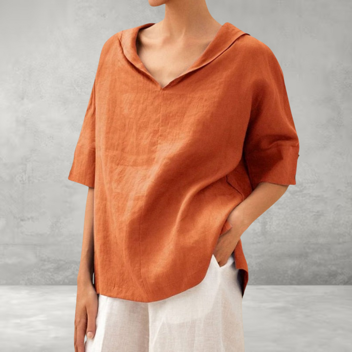 Lhinee - Casual Loose-Fit Blouse