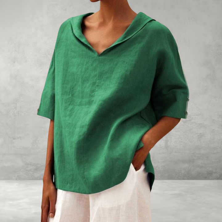 Lhinee - Casual Loose-Fit Blouse