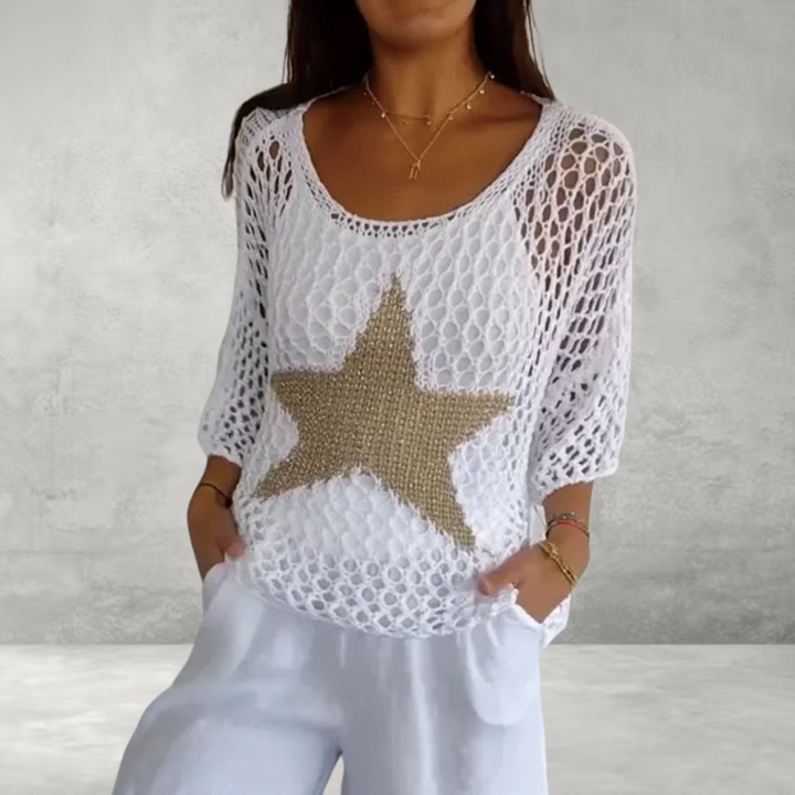 Jiah - Starry Knit Top