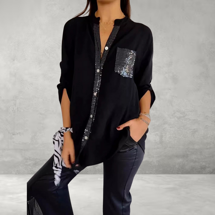 Elaine - Chic Glamour Top