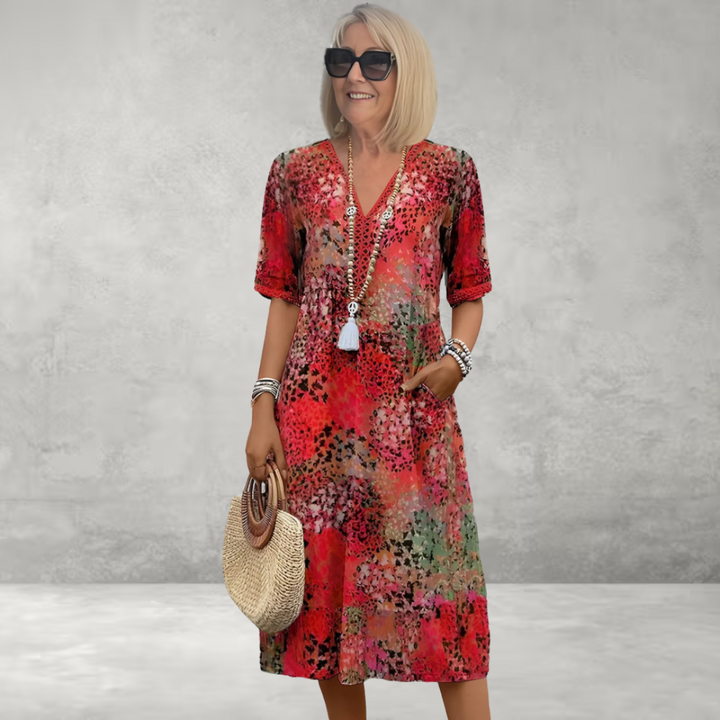 Journi - Vibrant Mid Length Dress
