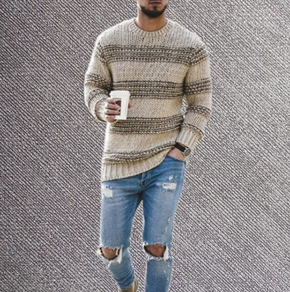 Luke Men's Casual Knit Sweater