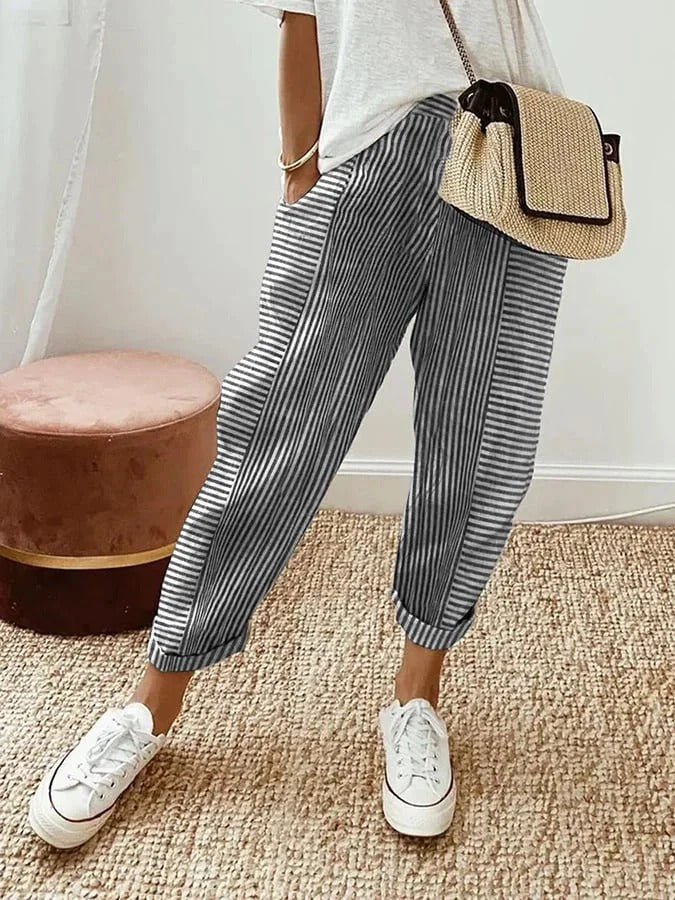 Klara - Striped trousers