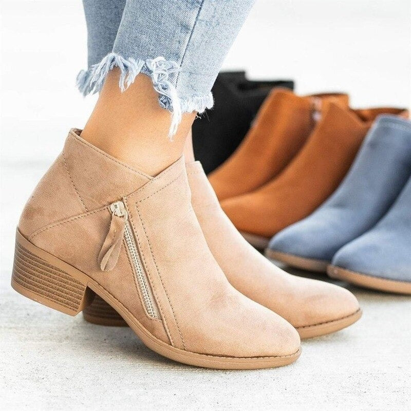 Chelsea Suede Ankle Boots