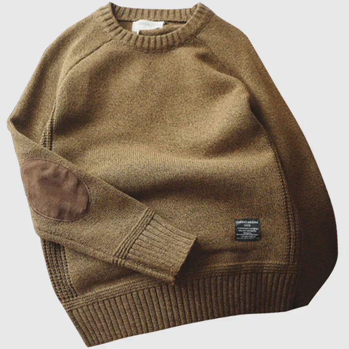 Harrison Men‘s Elbow Patch Sweater