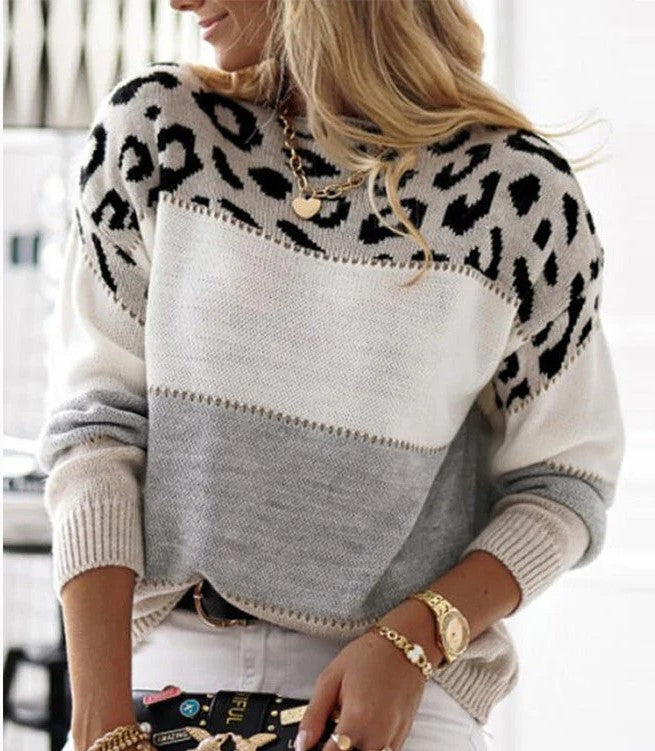 Kelly Chic Leopard Sweater