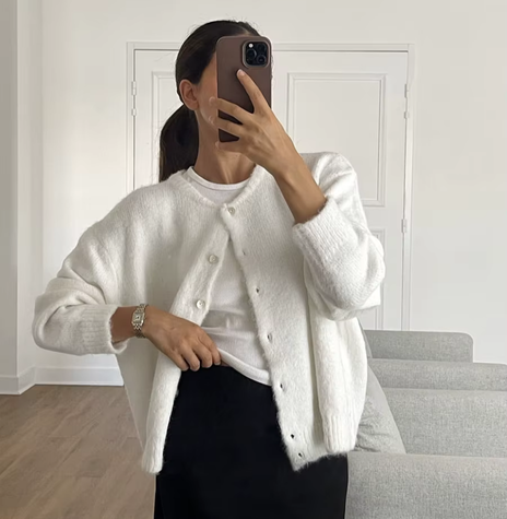 Marie - Soft Cashmere Cardigan