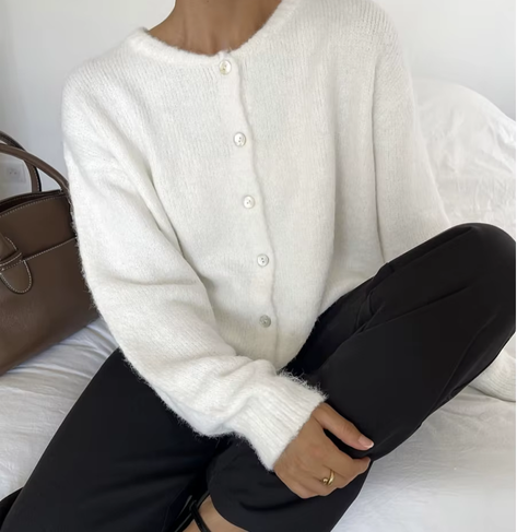 Marie - Soft Cashmere Cardigan