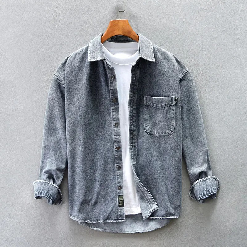 Simon Ridge Washed Denim Shirt