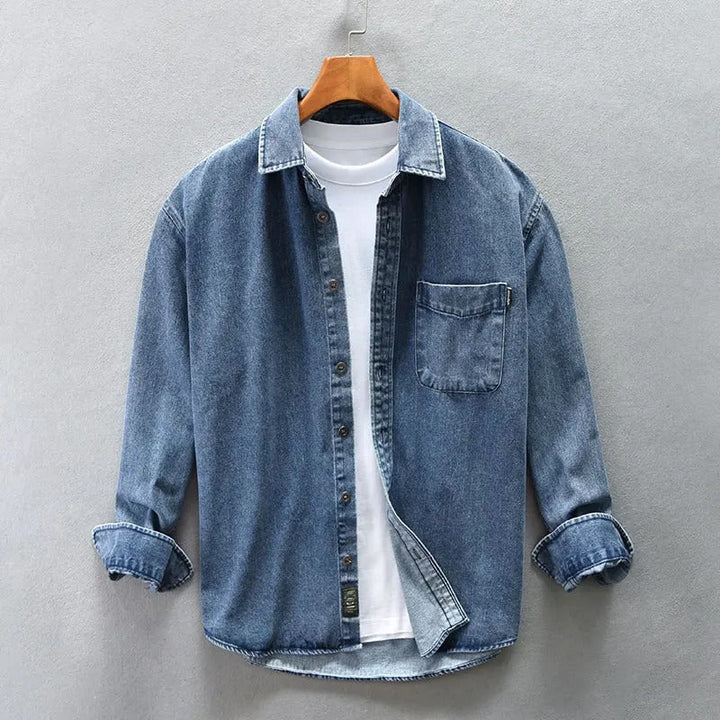 Simon Ridge Washed Denim Shirt