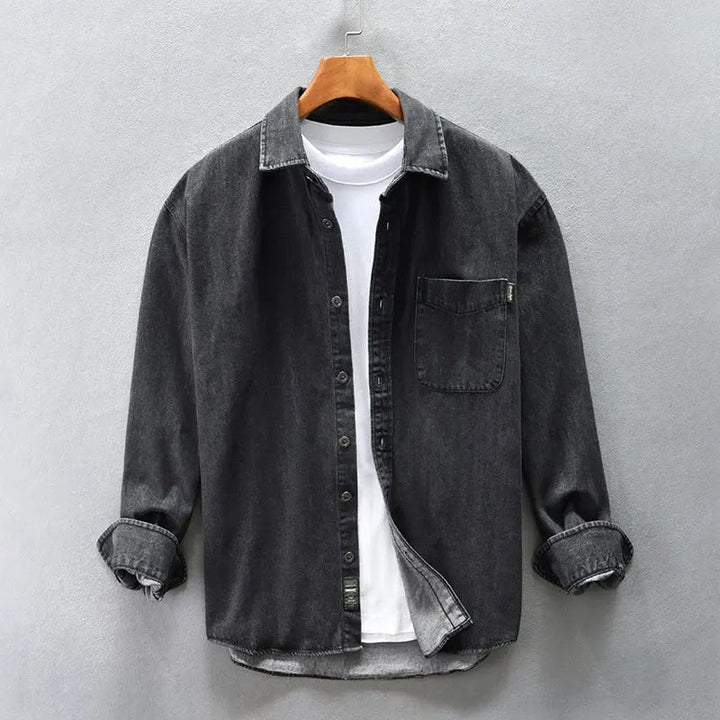 Simon Ridge Washed Denim Shirt