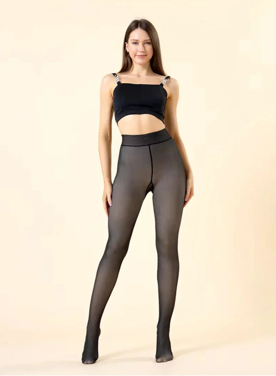 Julia - SlimFit Lined Fleece Tights