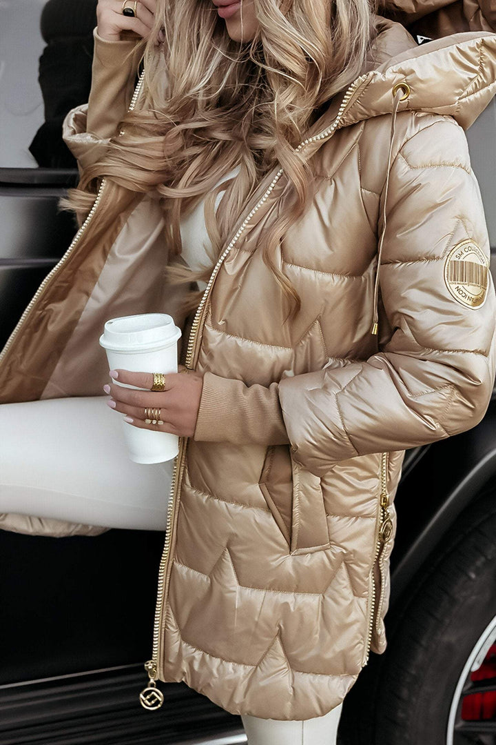 Zaria Elegant Luxe Puffer Jacket