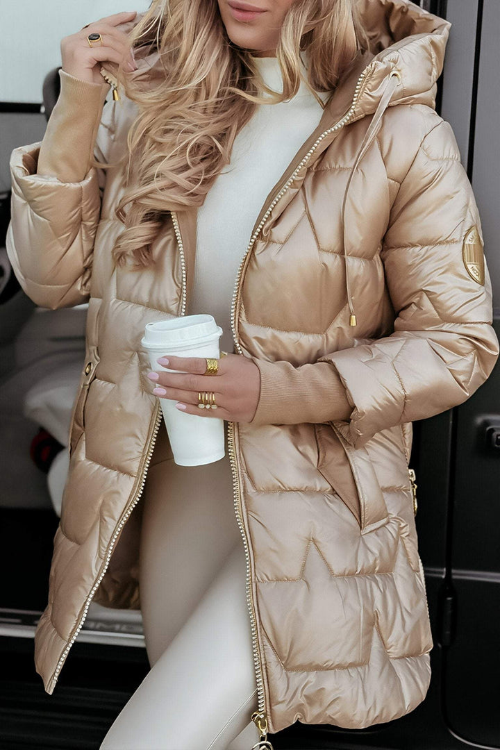 Zaria Elegant Luxe Puffer Jacket