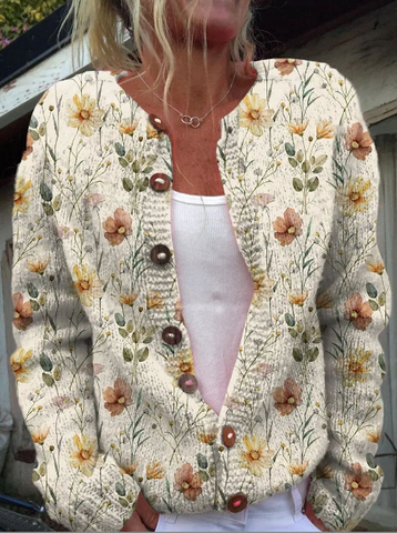 Sheila Floral Print Cardigan