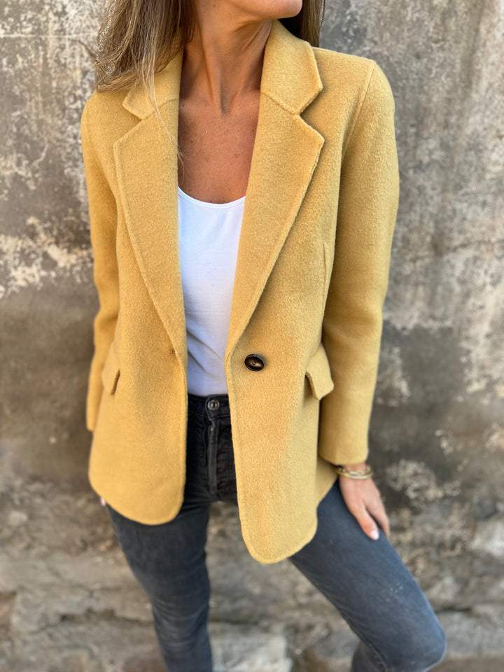 Cecilia One-Button Blazer