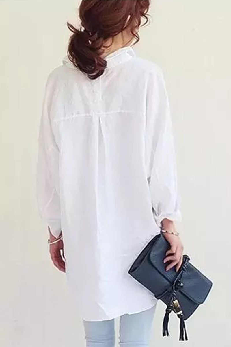 Carolina Oversized Comfy Linen Shirt