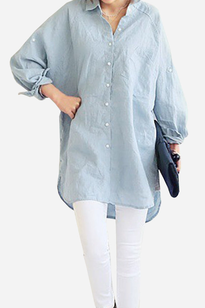 Carolina Oversized Comfy Linen Shirt