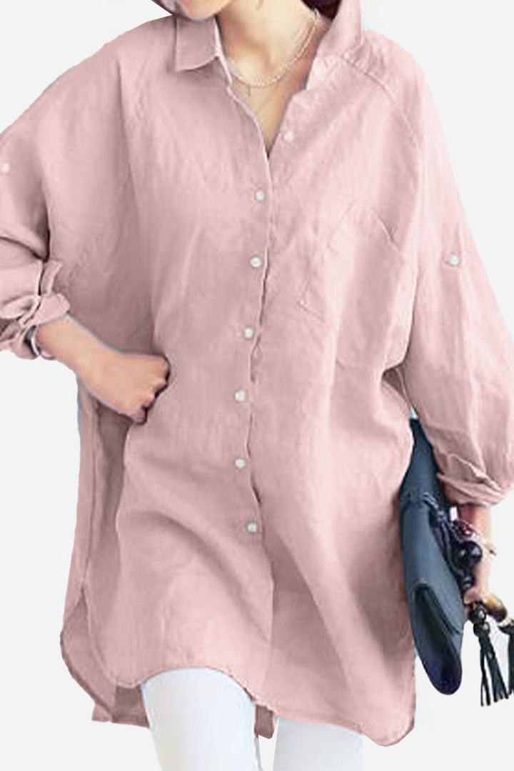 Carolina Oversized Comfy Linen Shirt