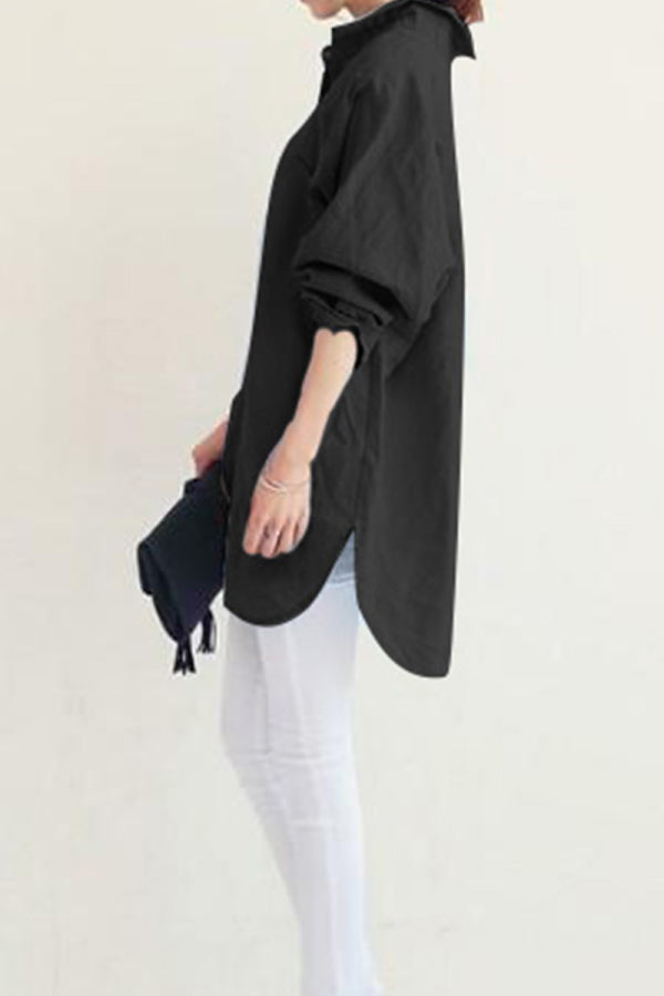 Carolina Oversized Comfy Linen Shirt