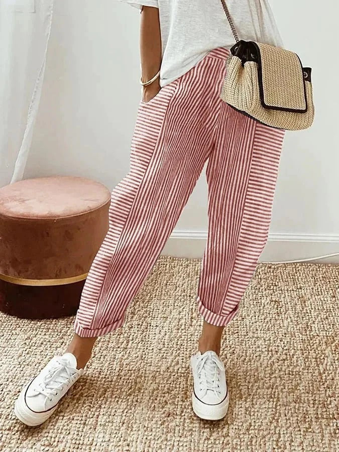 Klara - Striped trousers