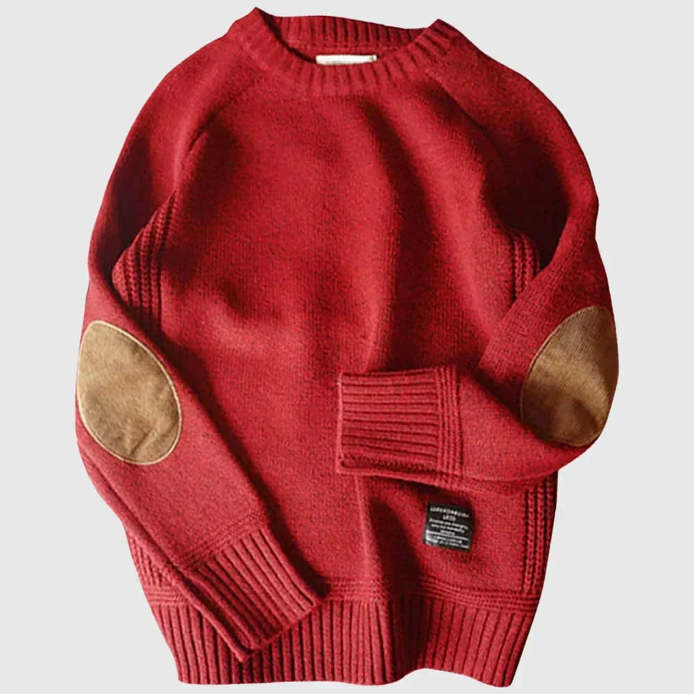 Harrison Men‘s Elbow Patch Sweater