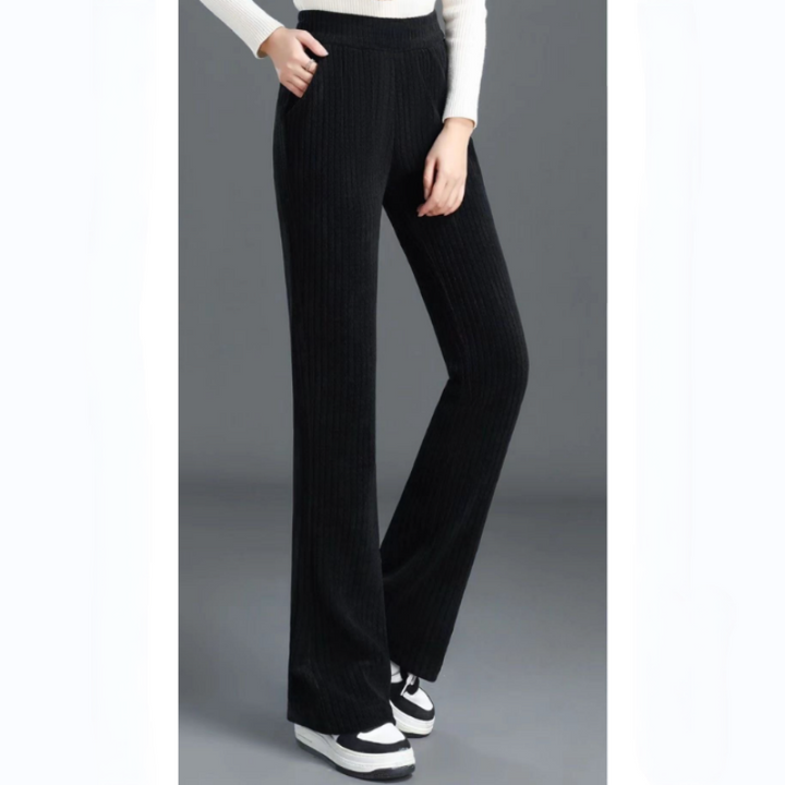 Jane - Comfy Velvet Wide-Leg Trousers
