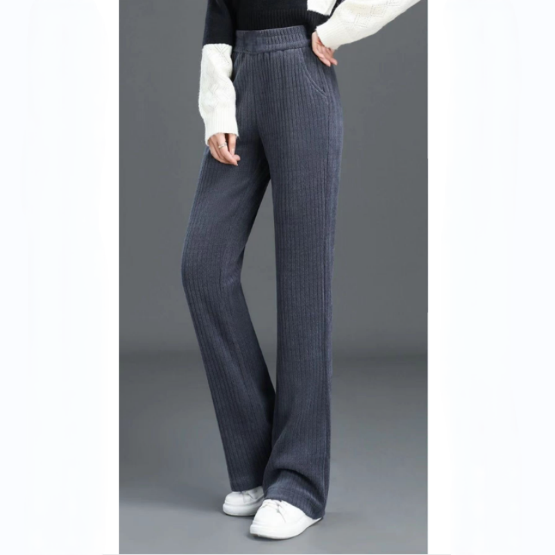 Jane - Comfy Velvet Wide-Leg Trousers