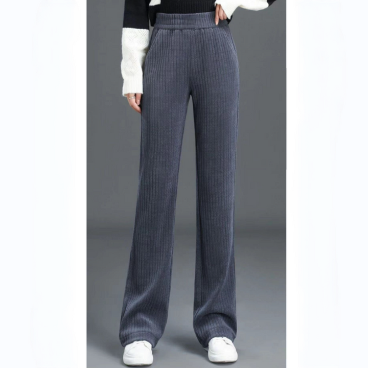 Jane - Comfy Velvet Wide-Leg Trousers