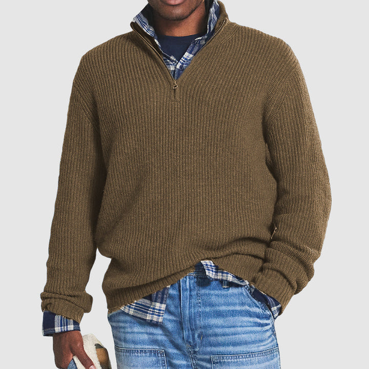 Roman Zip Sweater