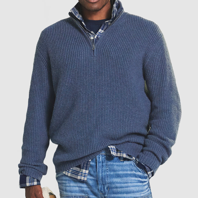 Roman Zip Sweater