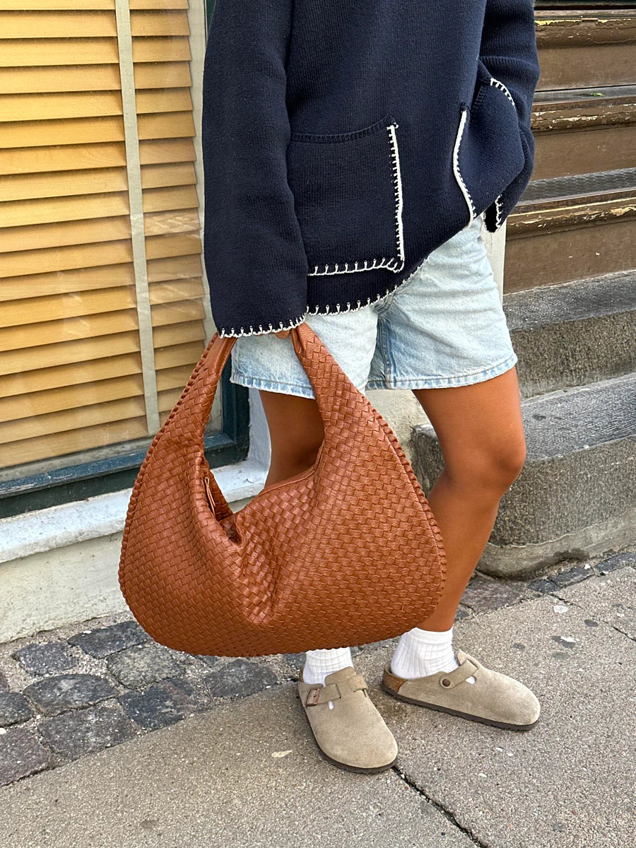 Monique Braided Tote Bag